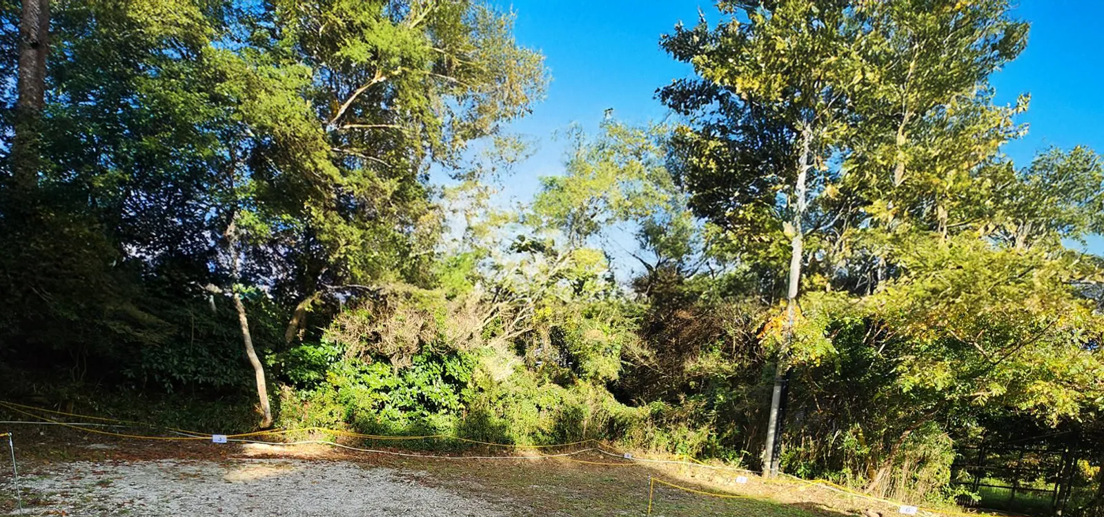 六甲山みよし観音キャンプ場の駐車場の写真